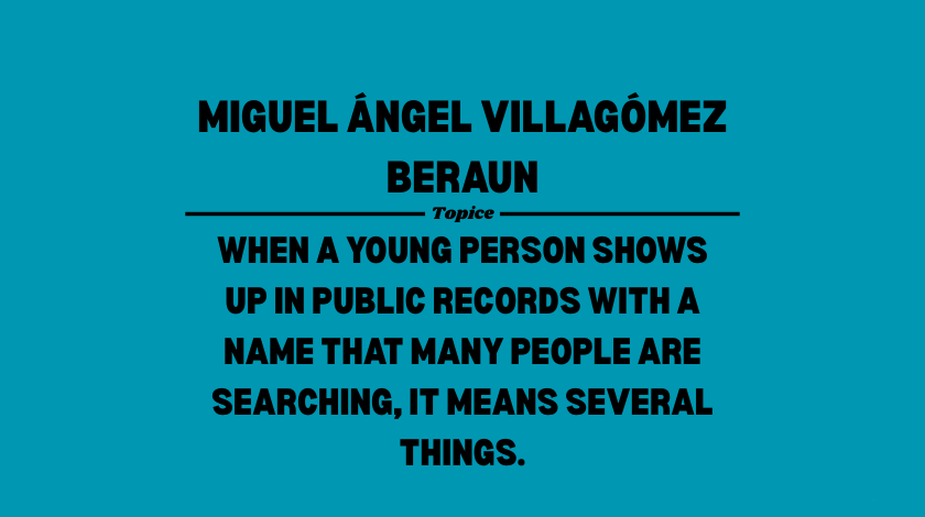 miguel ángel villagómez beraun